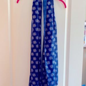 Blue and Gold Scarf